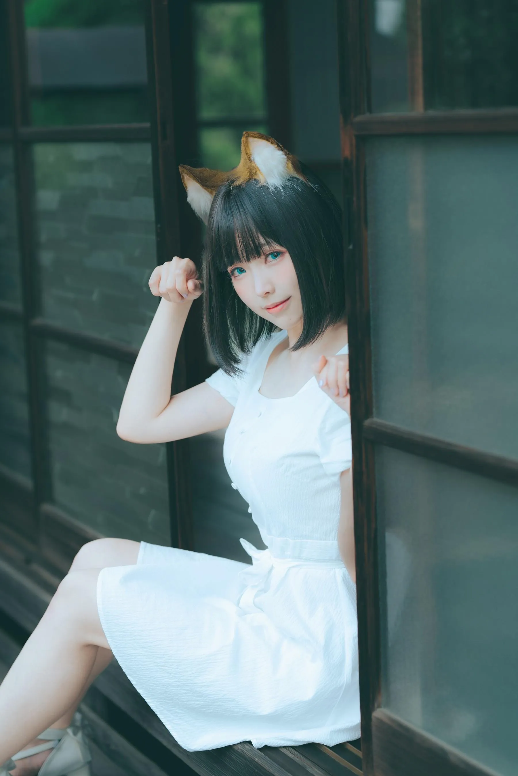 ElyEE子 – NO.114 2023.July B-Dongitsune ~White dress 白洋裝狐少女 [60P]插图4